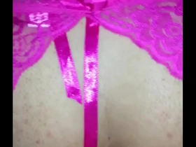 Creampie for a japanese panty boi