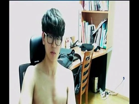 Korean gay masturbating