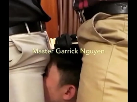 Master garrick and his friend dominated a lucky slave